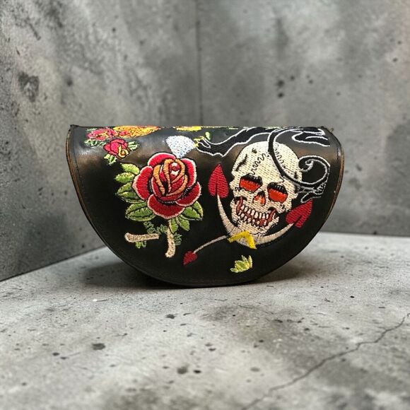 Authentic CHRISTIAN AUDIGIER Tattoo Sunglasses 62-14-130 Case Broken Hearts NWT!